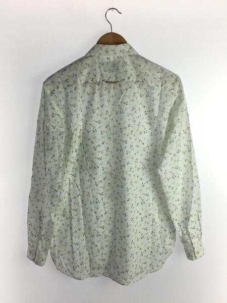 YAECA(ヤエカ) / BUTTON SHIRT/長袖シャツ/M/コットン/WHT/花柄/42151 