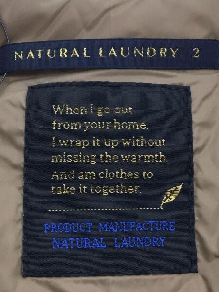 NATURAL LAUNDRY(ナチュラルランドリー) / ノーカラーダウンコート 
