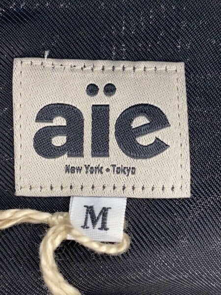 AiE / 長袖シャツ/M/アセテート/BLK/無地/Painter Shirt/ペインターシャツ AiE(エーアイイー) / 長袖シャツ/M/アセテート/BLK/無地/Painter Shirt