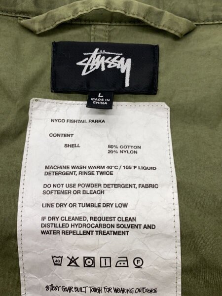 STUSSY(ステューシー) / NYCO FISHTAIL PARKA/モッズコート/L/コットン