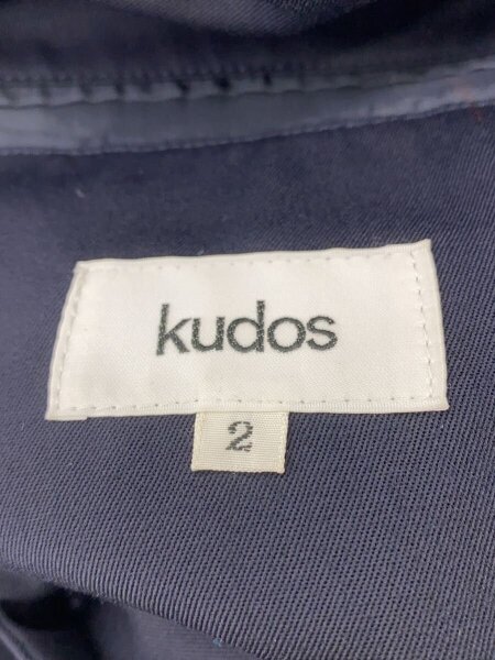 kudos(クードス) / 18ss/テーラードジャケット/2/ウール/BLK/無地 