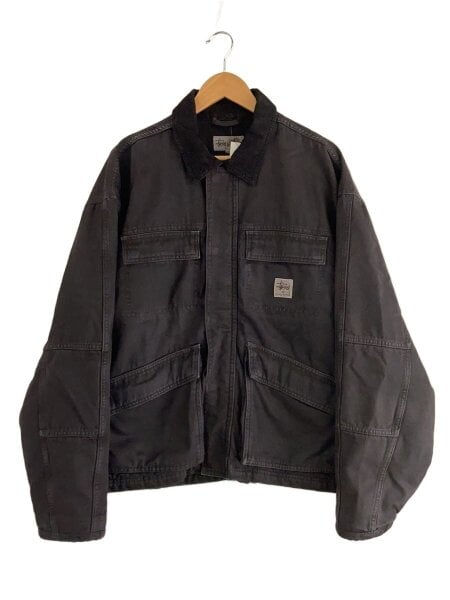 STUSSY(ステューシー) / WASHED CANVAS SHOP JACKET/カバーオール/L