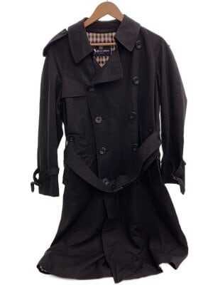 Aquascutum(アクアスキュータム) / トレンチコート/34/ウール/NVY/無地