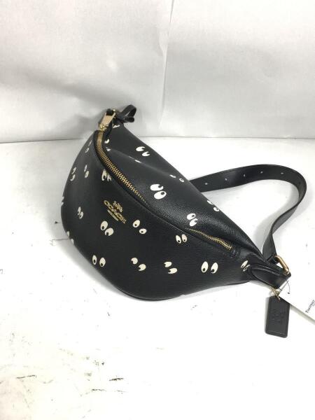 COACH(コーチ) / ショルダーバッグ/レザー/BLK/総柄/F72818 | 中古品の