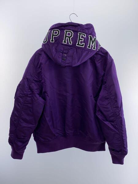 紫色 MA-1 フライトジャケット UPREME