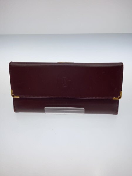 Cartier(カルティエ) / マストライン/長財布/がま口/レザー/ボルドー