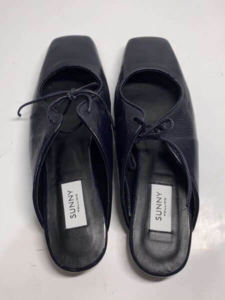 ペリーコ フラットパンプス 黒スエード PELLICO ペリーコ ポインテッド