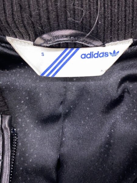 adidas(アディダス) / レザージャケット・ブルゾン/S/羊革/BLK/無地