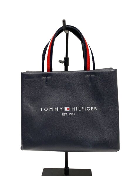 TOMMY HILFIGER(トミーヒルフィガー) / ハンドバッグ/レザー/NVY/無地 