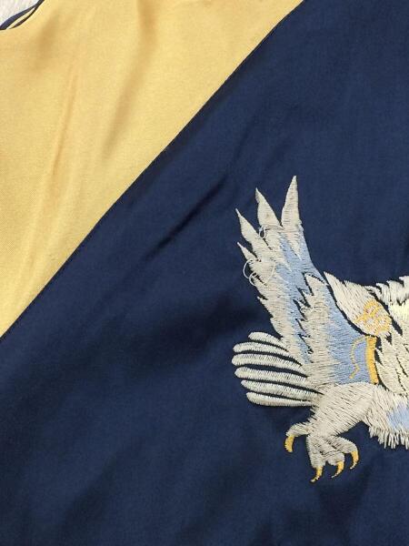 東洋テーラーtt11382 スカジャン　ウエスタン スカジャン/テーラー東洋/NO227・tt11382-128/サテン×サテンキルト