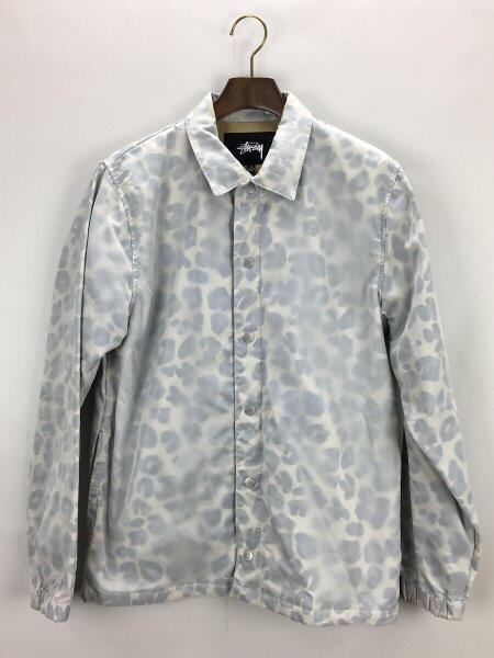 STUSSY(ステューシー) / S/Translucent Coach JKT/レオパード/グレー  
