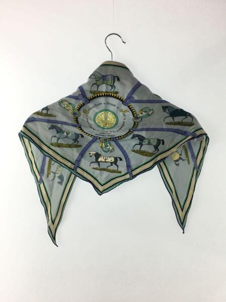 チーフ　エルメス Hermes Cashmere and Silk GM Shawl “Peuple Du Vent” by Christine
