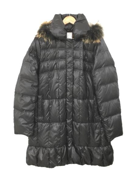   / ロングダウンジャケット/S/ポリエステル/BLK/無地/3802LA/全体的にスレ有 BALMAIN(バルマン) / ロングダウンジャケット/L/ポリエステル/ブラック