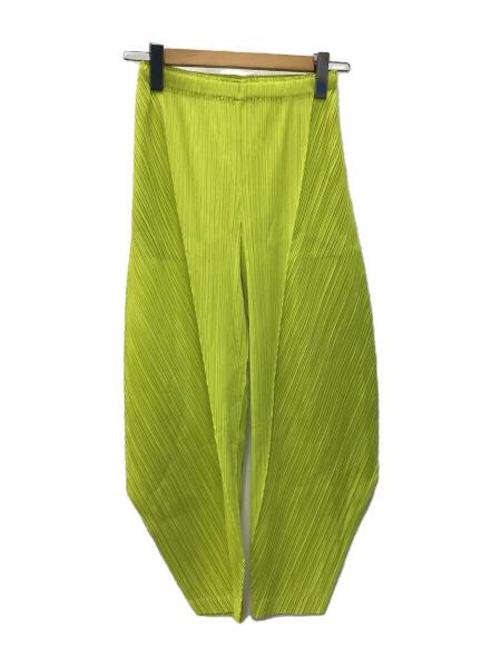 PLEATS PLEASE ISSEY MIYAKE / ボトム/2/ポリエステル/YLW/PP63-JF503 PLEATS PLEASE ISSEY MIYAKE(プリーツプリーズイッセイミヤケ