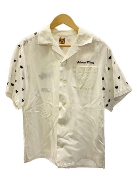 HUMAN MADE(ヒューマンメイド) / EMBROIDERY SHIRT/L/レーヨン/WHT 