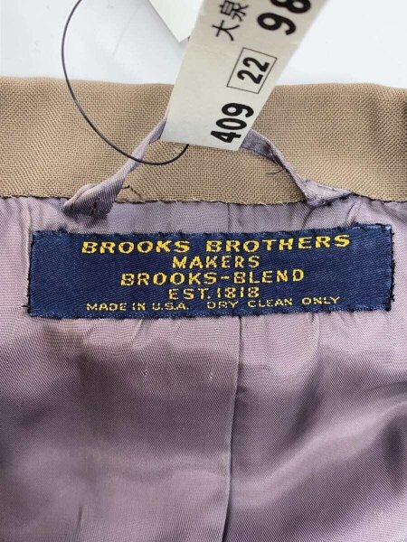 BROOKS BROTHERS / 80s頃/USA製/MAKERS/BROOKS-BLEND/オウンメイクスーツ/--/ウール/BRW BROOKS BROTHERS(ブルックスブラザーズ) / 80s頃/USA製/MAKERS/BROOKS