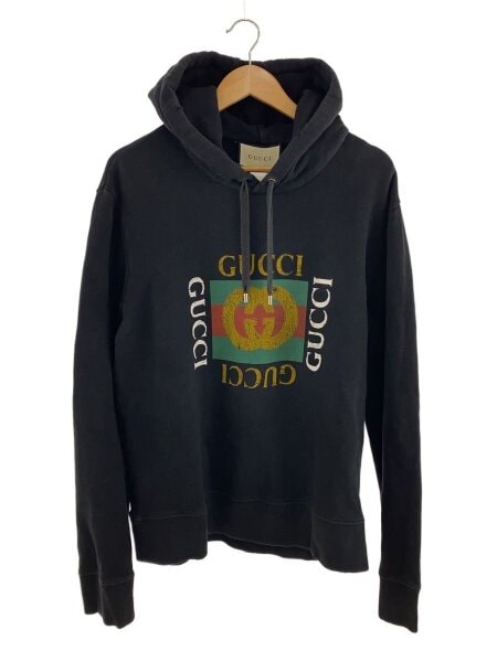GUCCI(グッチ) / 18ss/ヴィンテージ加工オールドロゴ/パーカー/L 