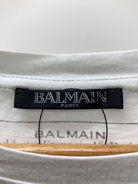 BALMAIN(バルマン) / Tシャツ/S/コットン/WHT/プリント// | 古着の販売