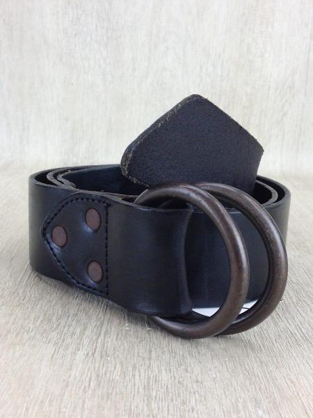 RRL(ダブルアールエル) / リングベルト/BLK/レザー | 中古品の販売 