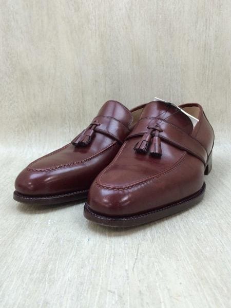 Stefano Bemer タッセルローファー スエード 革靴 42 ブラウン