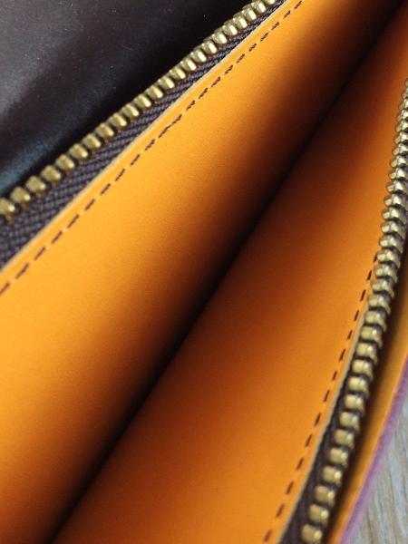 GANZO(ガンゾ) / SHELL CORDOVAN 2/ファスナー付き長財布/馬革/BRW