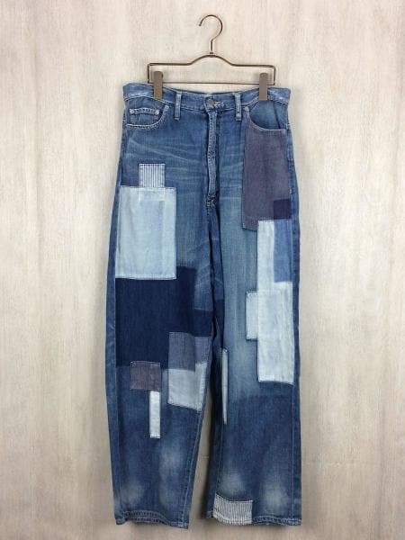 ANREALAGE(アンリアレイジ) / パッチワークワイドパンツ/12AW/1/デニム 