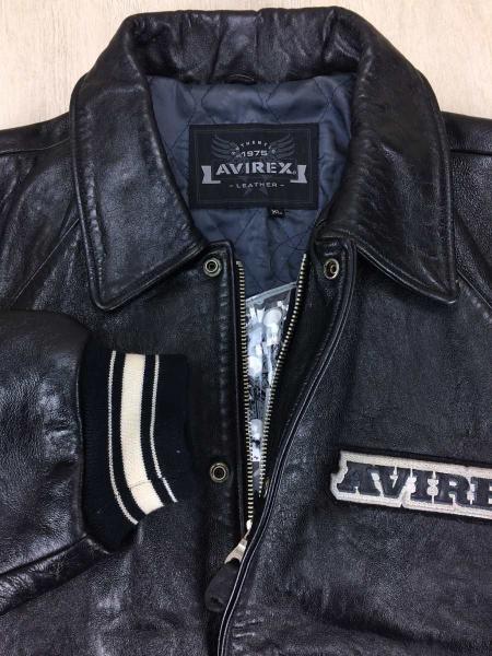AVIREX(アヴィレックス) / HI-ROLLERS/レザージャケット・ブルゾン/XL