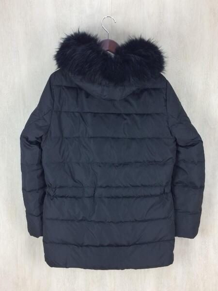 日本製・ルシアンペラフィネ・ダウンベスト・ファー・グレー・スカル柄