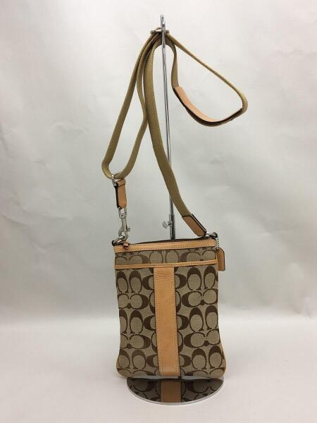 COACH(コーチ) / シグネチャーショルダーバッグ/キャンバス/BEG/6016 