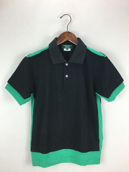 コムデギャルソンオムプリュスエバーグリーン半袖ポロシャツ コムデギャルソン オムプリュス ポロシャツ COMME des GARCONS HOMME