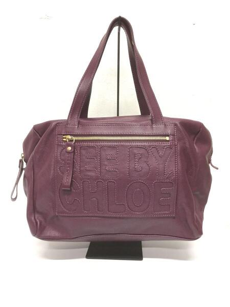 SEE BY CHLOE(シーバイクロエ) / Zip File Zipped Day Bag/ロゴミニ 