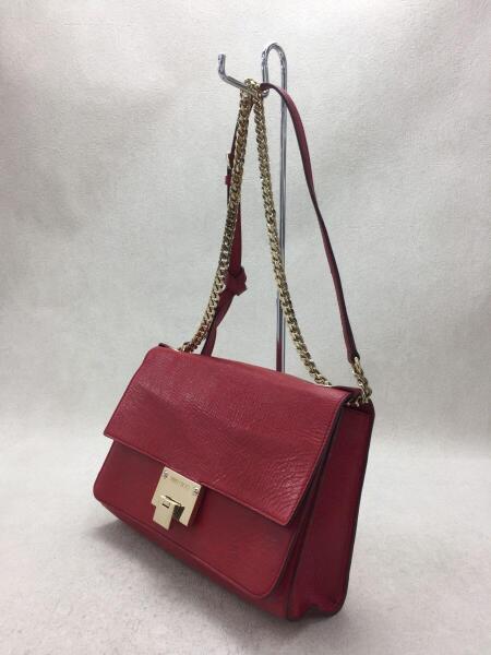 JIMMY CHOO(ジミーチュウ) / ショルダーバッグ/レザー/レッド | 中古品 