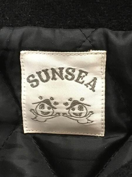 SUNSEA(サンシー) / スタジャン/1/ウール/ブラック/無地/×SKOLOCT/wool 