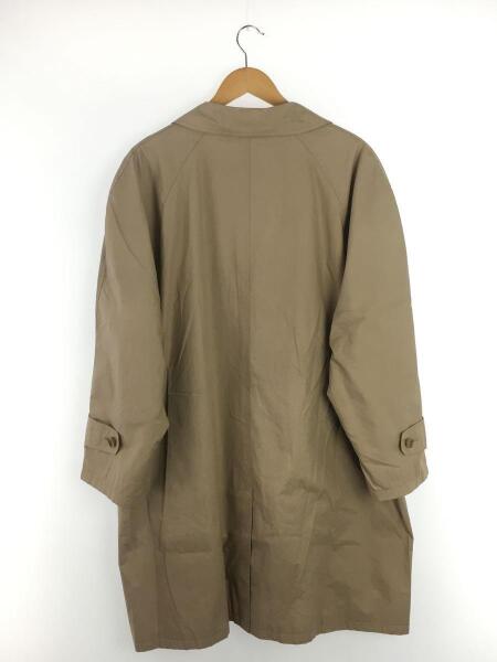 Aquascutum フード付きステンカラーコート LLサイズ ベージュ Aquascutum(アクアスキュータム) / ステンカラーコート/44/コットン