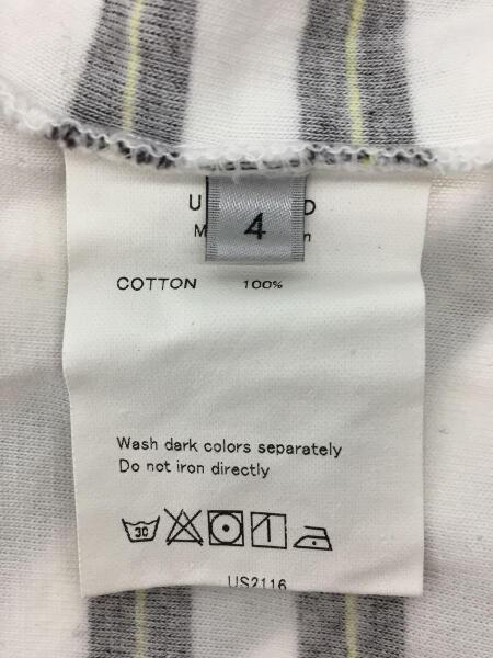 UNUSED(アンユーズド) / 長袖Tシャツ/4/コットン/ホワイト/ボーダー 