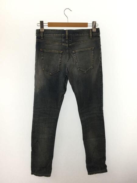 saint laurent ブラック スキニーデニム 　29 リペアあり SAINT LAURENT(サンローラン) / サンローラン/ダメージリペア加工