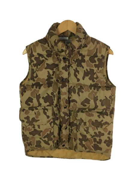 『USA製』80s BROWNING ダウンベスト ◎総柄 迷彩 ダックハンター USA製』80s BROWNING ダウンベスト ◎総柄 迷彩 ダックハンター 80s