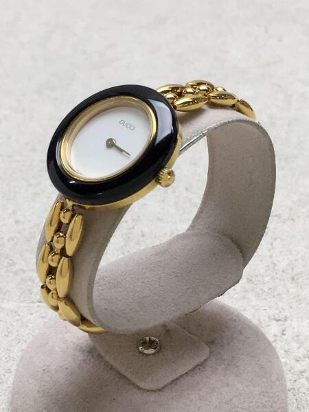 GUCCI(グッチ) / クォーツ腕時計/アナログ/ホワイト/ゴールド/チェンジ