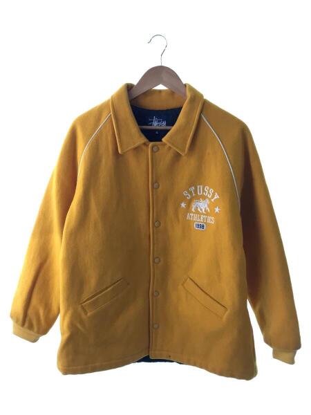 STUSSY(ステューシー) / スタジャン/L/ウール/イエロー/90s/USA製/OLD 