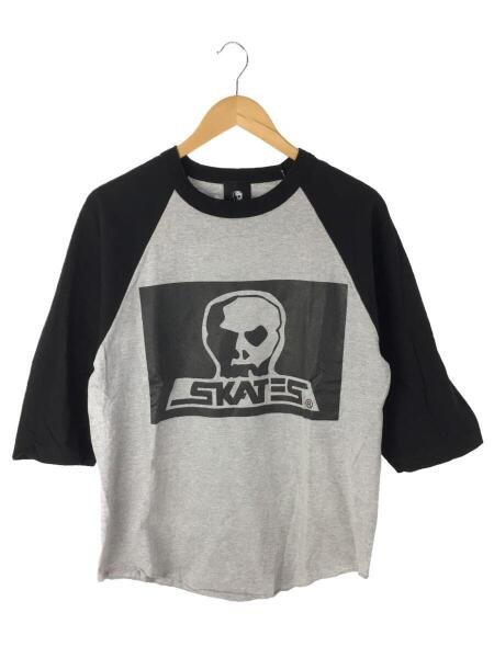 SKULL SKATES(スカルスケーツ) / 7分袖カットソー/M/コットン/グレー 