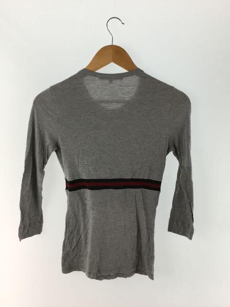 GUCCI(グッチ) / 7分袖カットソー/S/--/グレー/165935.X8166 | 古着の 