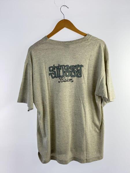 STUSSY(ステューシー) / Tシャツ/XL/コットン/グレー/リブ裂け/裾 