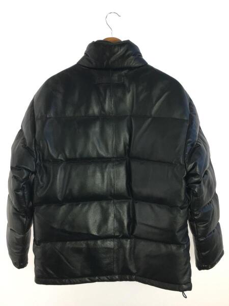 Suggestion ブラックレザーダウンジャケット 本革