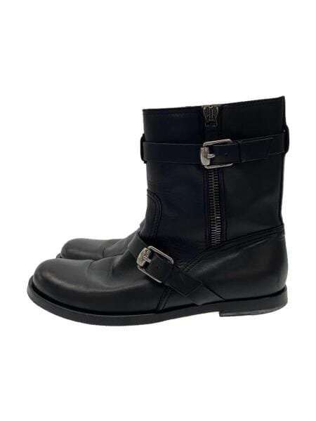 GUCCI(グッチ) / エンジニアブーツ/サイドジップ/UK7.5/BLK/レザー