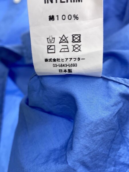 INTERIM(インテリム) / 長袖シャツ/4/コットン/BLU | 古着の販売・通販 