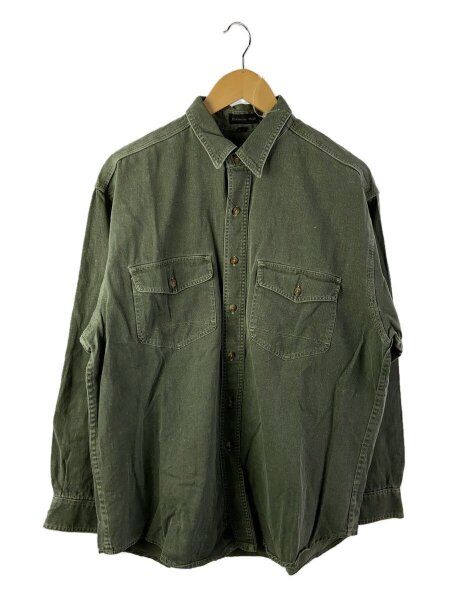 80s USA製 Eddie Bauer Elkiorn Twill グレー L｜ファッション