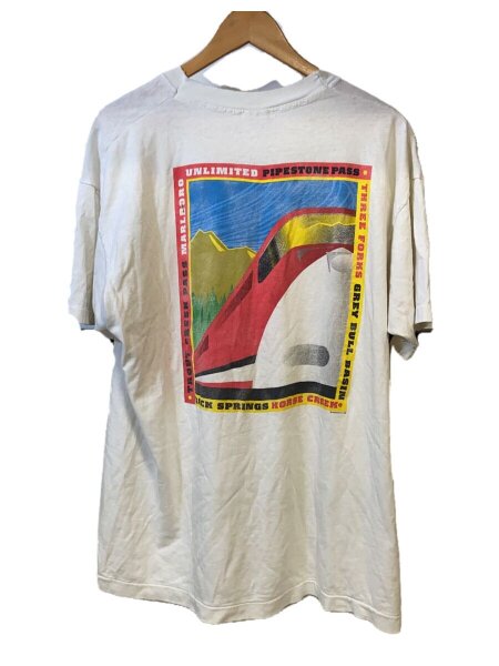 マルボロ　Horse Creek Tシャツ 90s 90s/marlboro/horse creek/Tシャツ/XL/コットン/WHT 90S/Marlboro