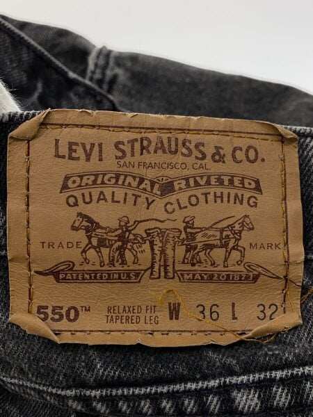 Levi's(リーバイス) / 90s/550/テーパードパンツ/W36 L32/コットン/BLK