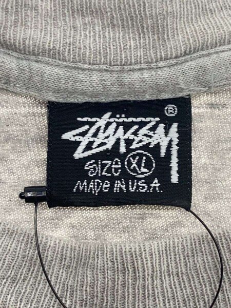 STUSSY(ステューシー) / USA製/黒タグ/Tシャツ/XL/コットン/GRY | 古着 