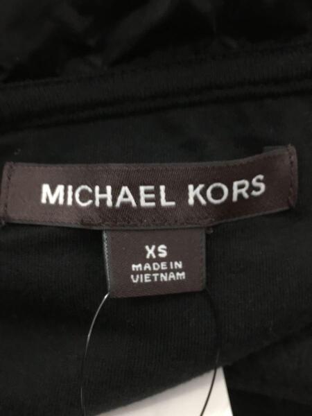 MICHAEL KORS ブラック フルジップパーカー XS新品、未使用 MICHAEL KORS(マイケルコース) / ジップパーカー/XS/コットン/BLK